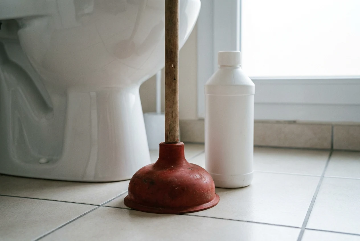 WC bouché à Les Hauts d'Anjou