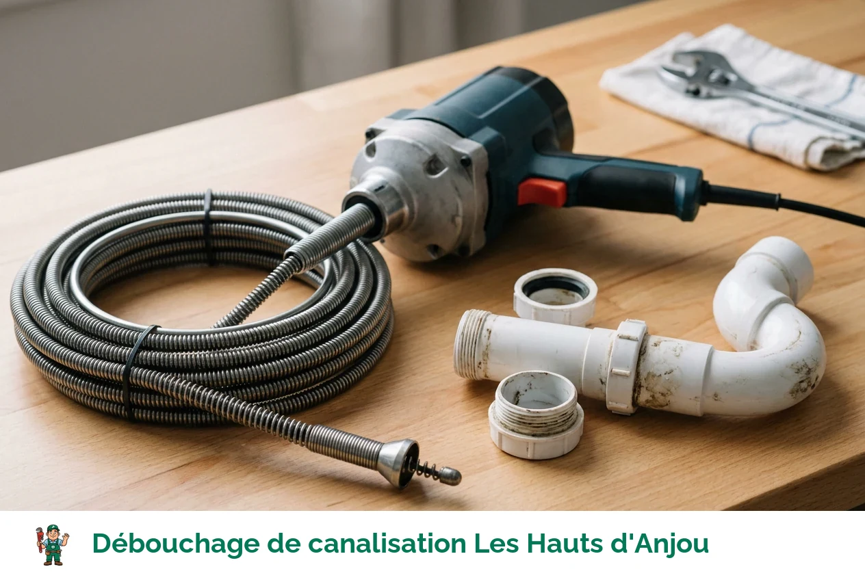 Débouchage de canalisation à Les Hauts d'Anjou