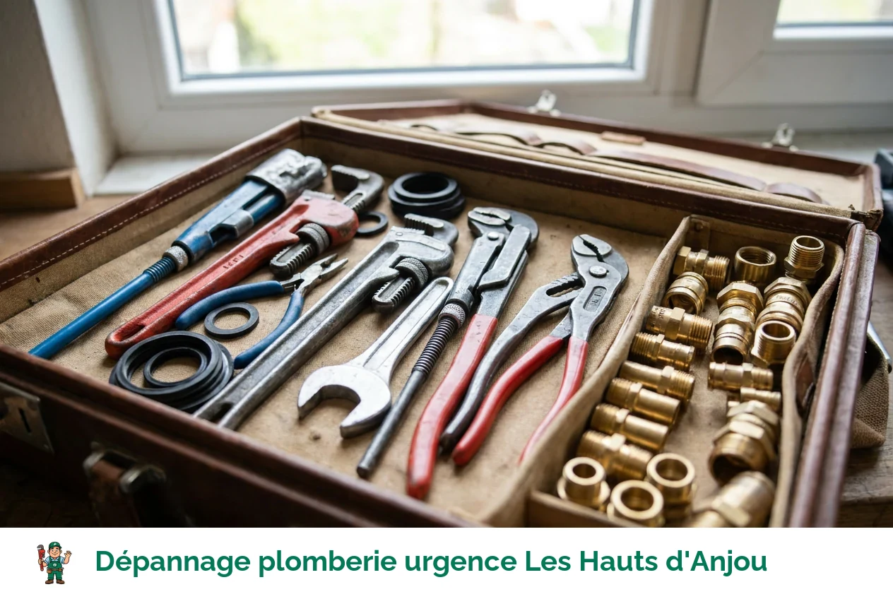 Dépannage plomberie urgence à Les Hauts d'Anjou