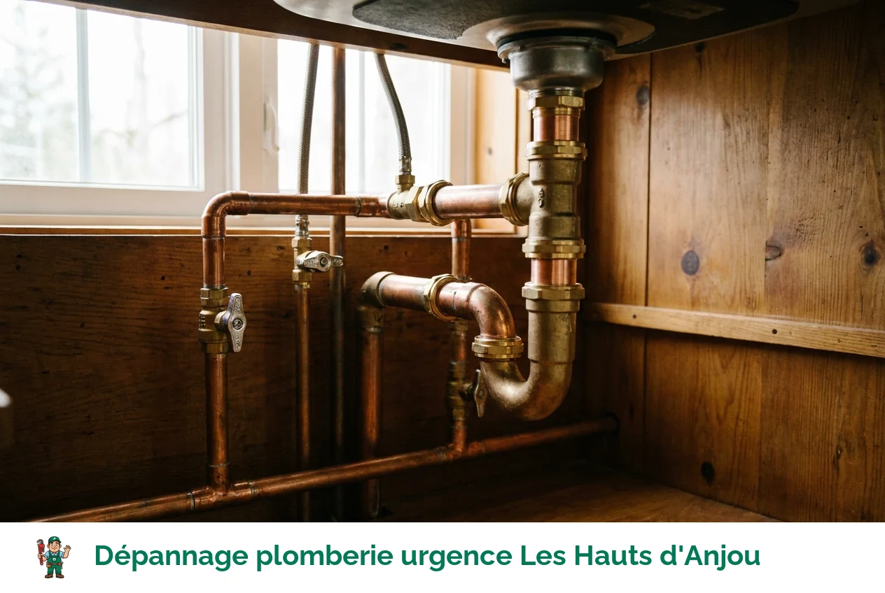 Dépannage plomberie urgence à Les Hauts d'Anjou