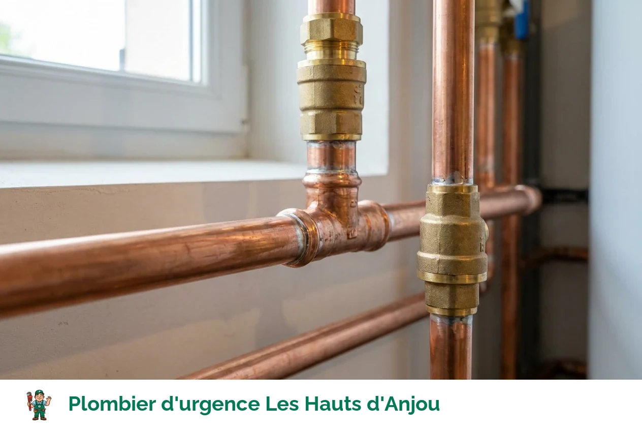 Plombier d'urgence à Les Hauts d'Anjou