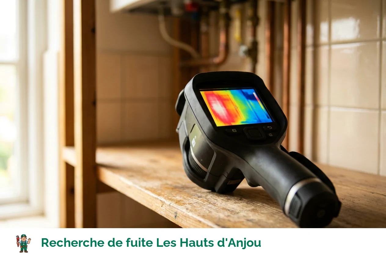 Recherche de fuite à Les Hauts d'Anjou