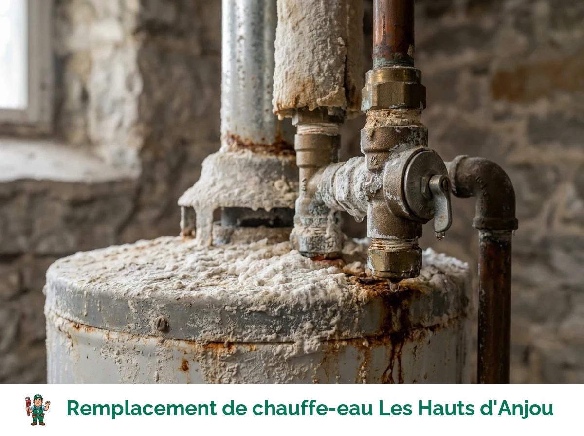 Remplacement de chauffe-eau à Les Hauts d'Anjou