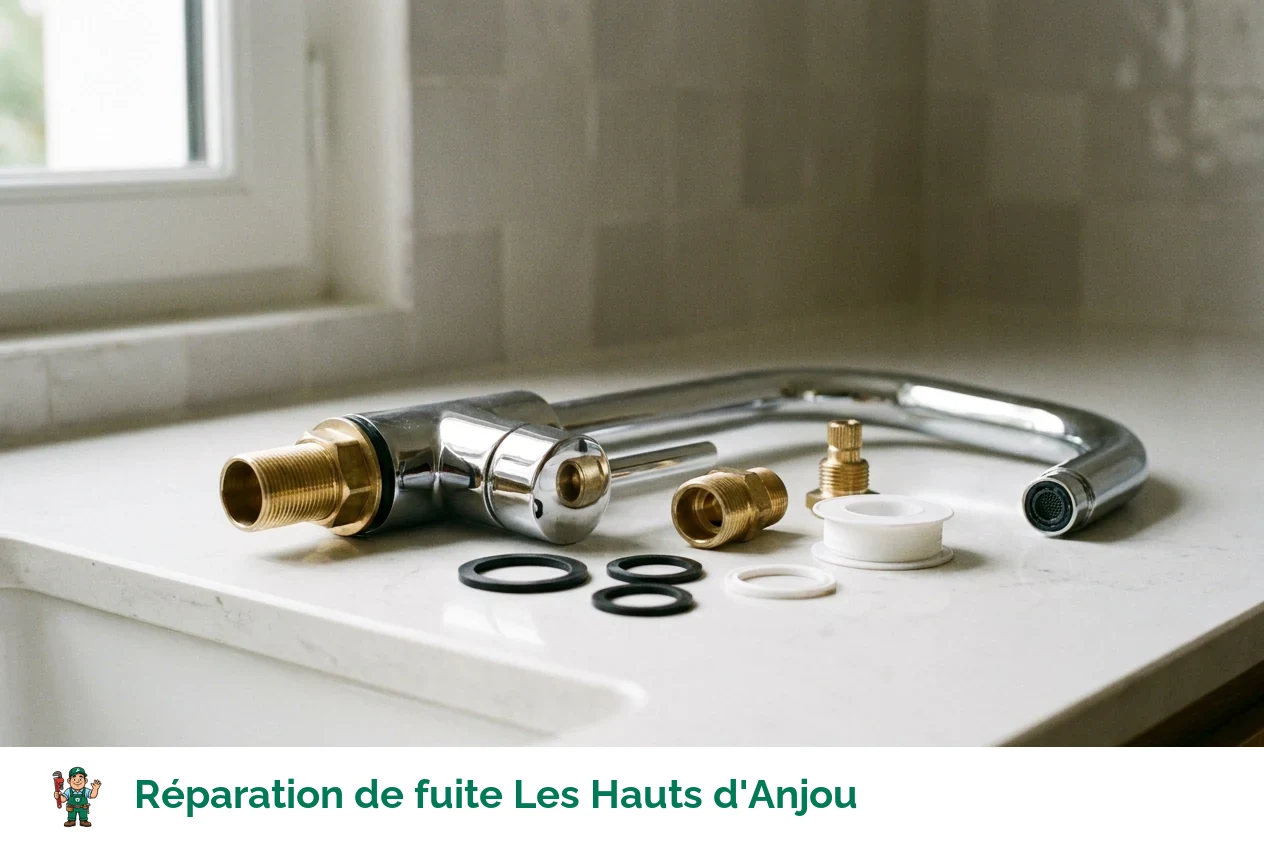 Réparation de fuite à Les Hauts d'Anjou