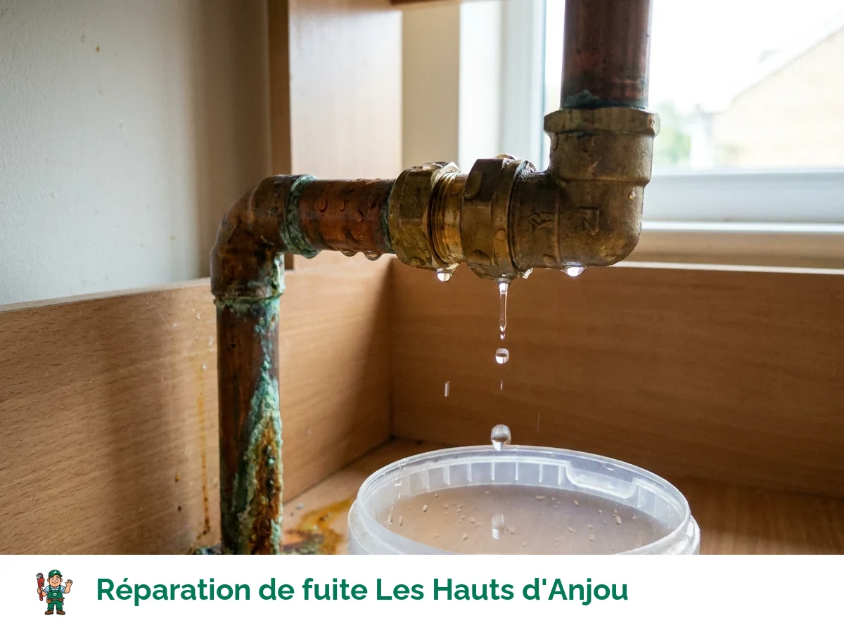 Réparation de fuite à Les Hauts d'Anjou
