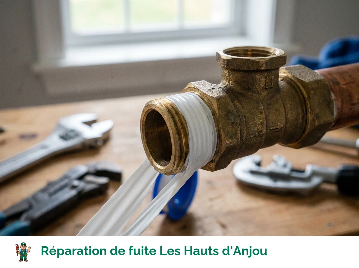 Réparation de fuite à Les Hauts d'Anjou